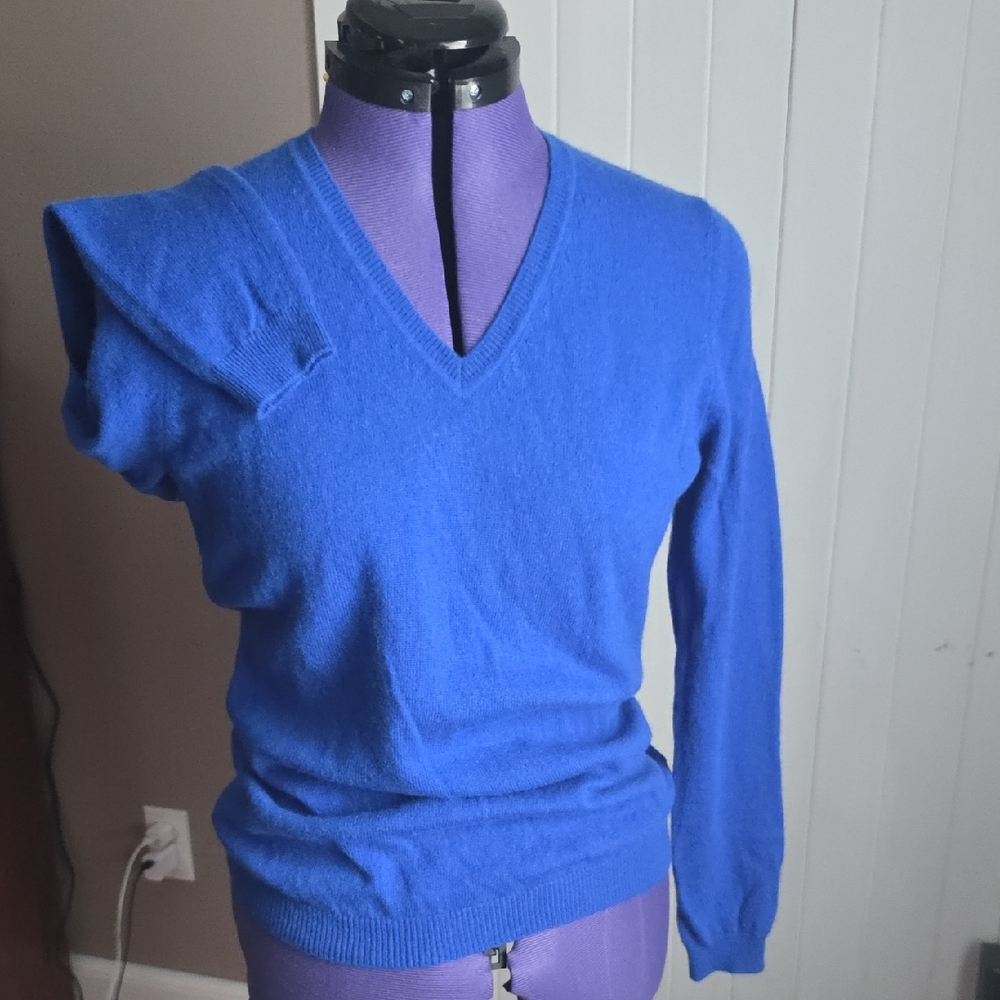 Charter Club Royal Blue V-Neck Sweater